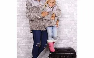 Mommy And Me Fleece Pullover Sweater