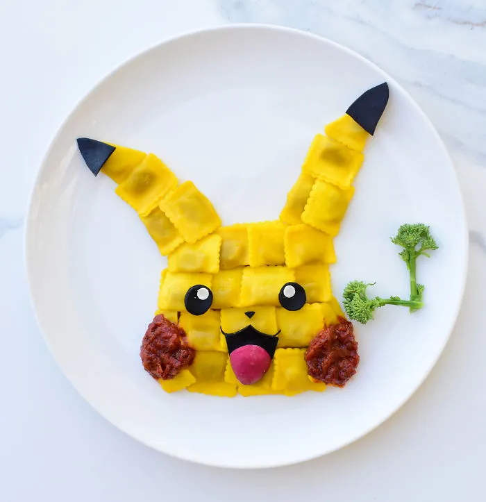 Pickachu - Veal Ravioli With Napoli Sauce