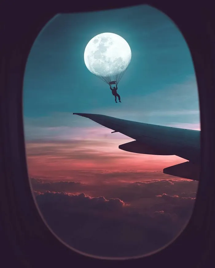 Combino fotos en Photoshop para hacer escenas surrealistas, aquí hay 35 de ellas