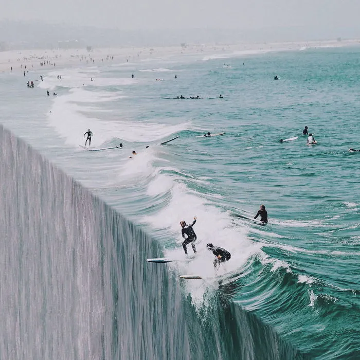 Combino fotos en Photoshop para hacer escenas surrealistas, aquí hay 35 de ellas