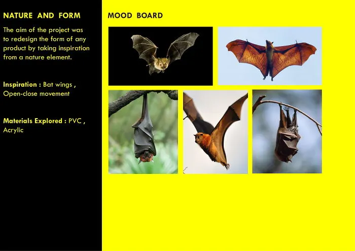 A Foldable Hanger Inspired From Bats And The Open-Close Movement Of Their Wings.