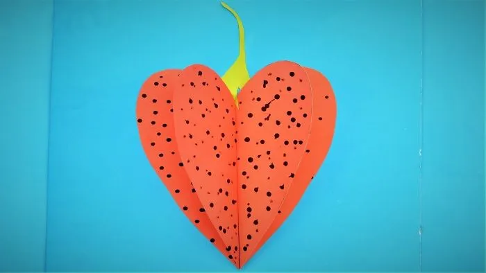 How To Make Origami Strawberry || Origami Strawberry || Paper  Strawberry
