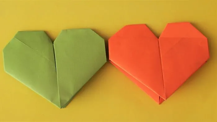 How To Make A Paper Heart Easy ||  Paper Love || Origami Heart