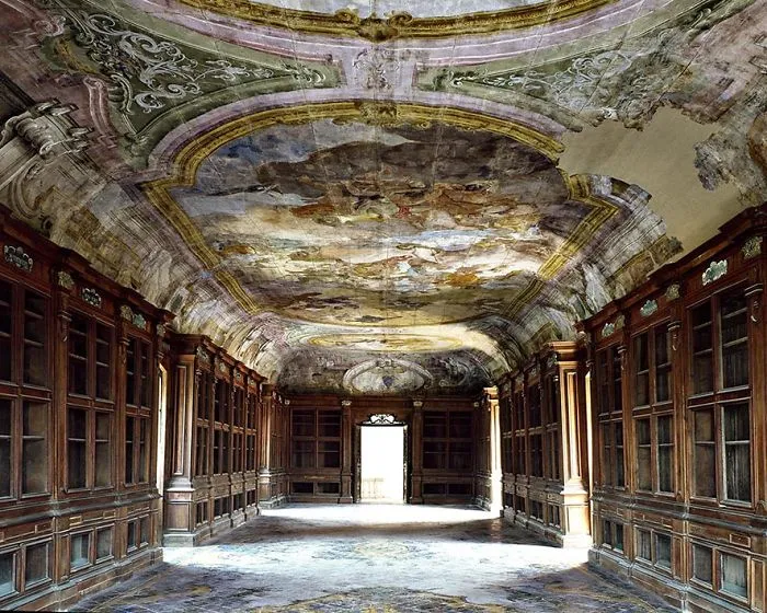 Padula Charterhouse Library, Padula, Italy