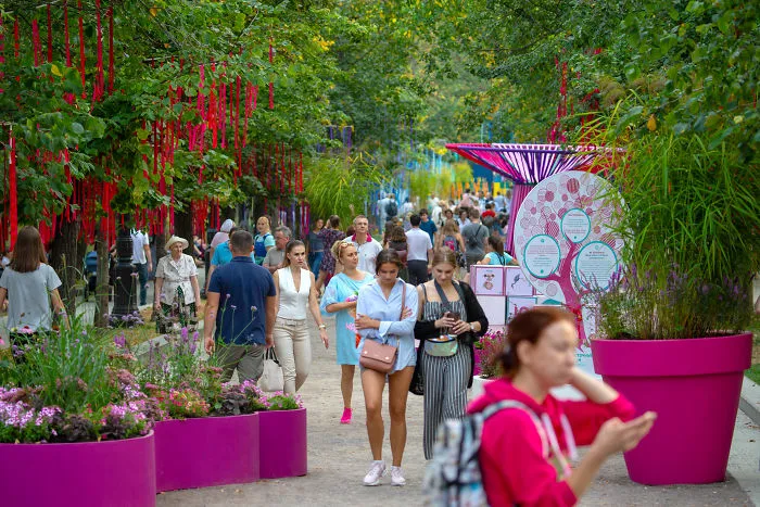 Flower Jam Festival In Moscow