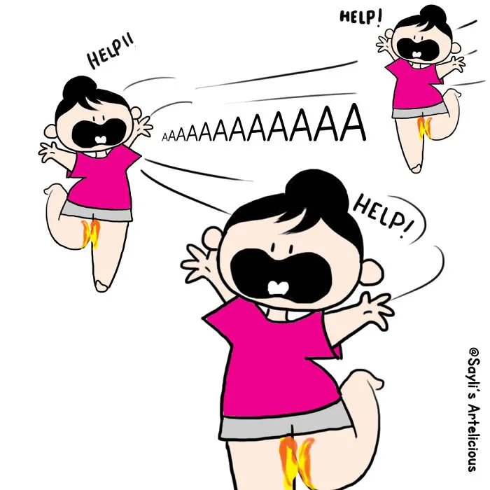 5+ Funny Illustrations Showing How Its Difficult To Have Big Thighs