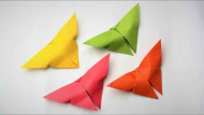 How To Make Paper Butterflies For Wall Step By Step|| Diy(Origami Butterflies)