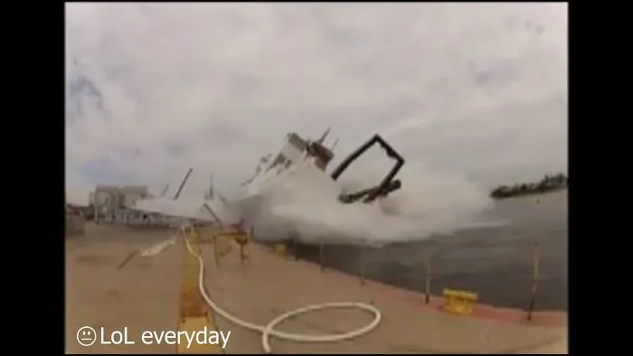 When Recording Ship Launch Goes Bad