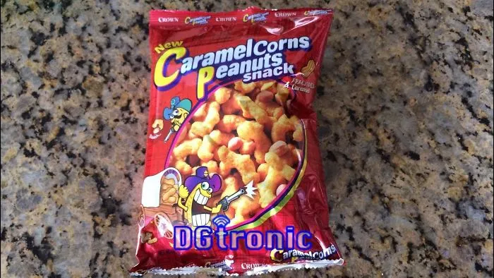 Crown Caramel Corns Peanuts Snack Review Video