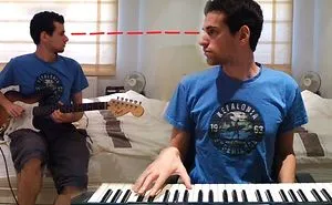 A Guitar And Piano Musical Composition