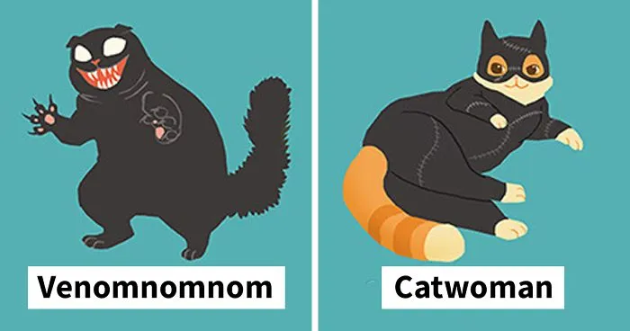Illustrator Reimagines Famous Characters As Adorable Kittens And It's Purrfect