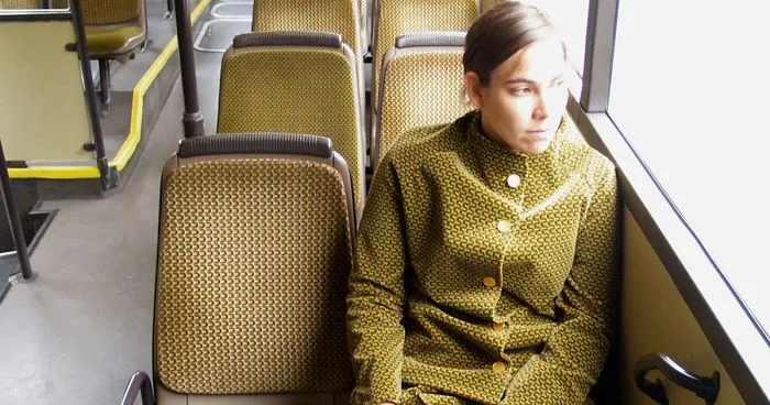 People Probably Weren't Expecting To See This Case Of Perfect Urban Camouflage When They Took Public Transport