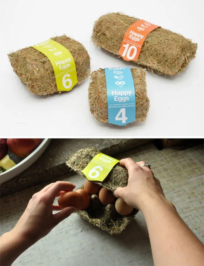 Embalaje ecológico para huevos