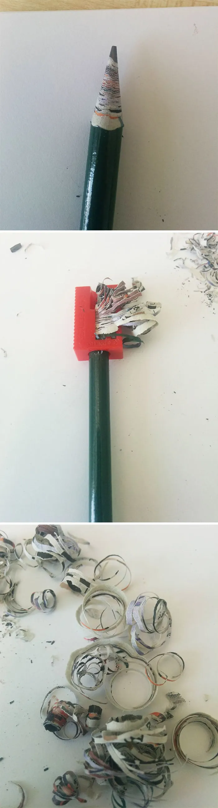 Turns Out My Pencil Is Made Of Recycled Newspaper