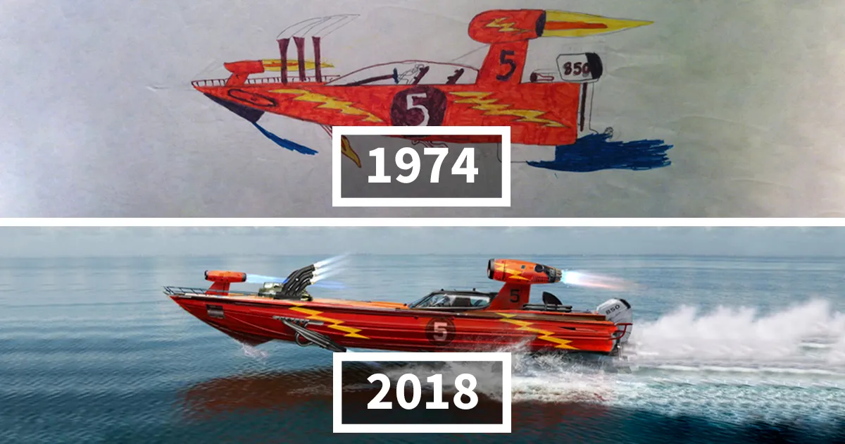 20+ Artistas se desafían a redibujar sus viejas obras, demostrando que la práctica hace la perfección