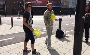 I Invented Swingball Shakespeare And Now I Go Around Town Getting People To Play It.