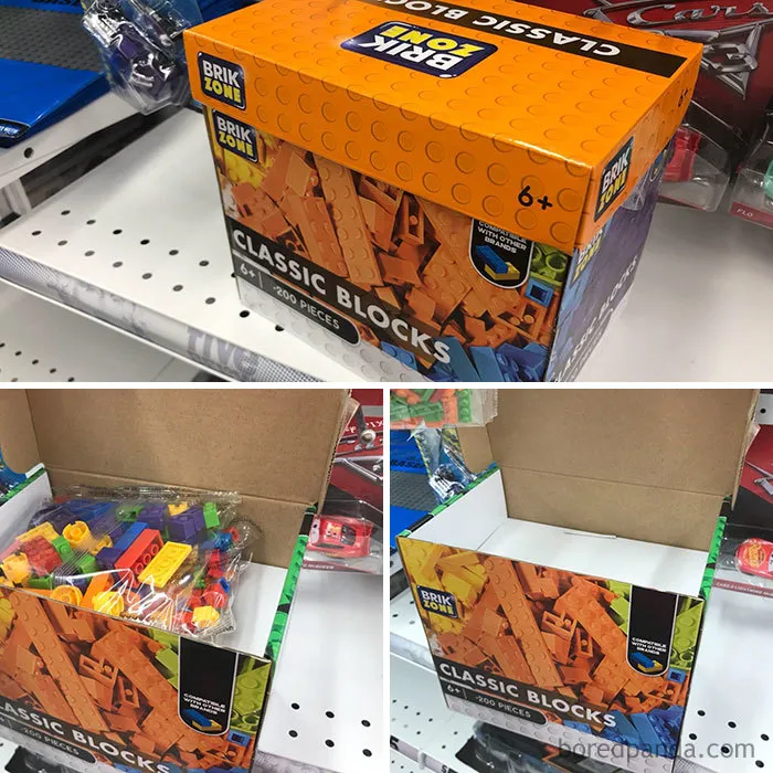 200 detalles por 5 dólares, abro la caja y tiene un doble fondo que ocupa 80% de la caja. ¡Es para niños, maldita sea!