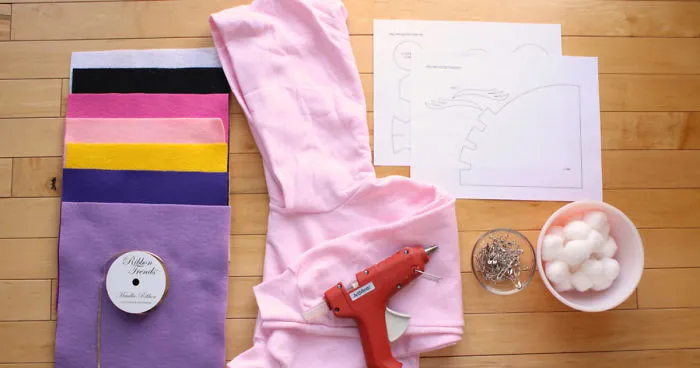 No-Sew Unicorn Hoodie