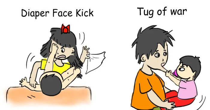 I Create Parenthood Comics