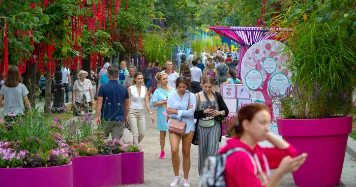 Flower Jam Festival In Moscow