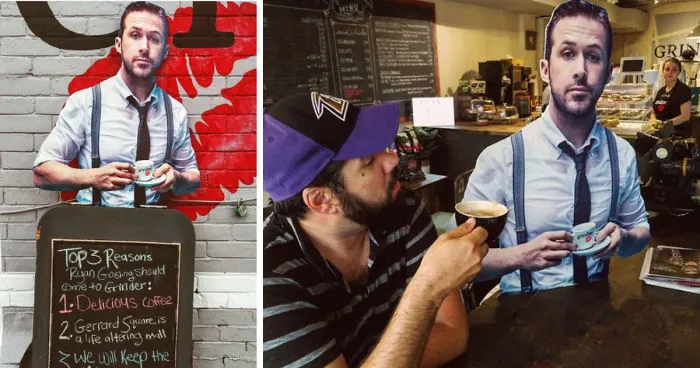 Small Cafe In Toronto Launches Twitter Campaign To Get Ryan Gosling To Visit It, And He Actually Does