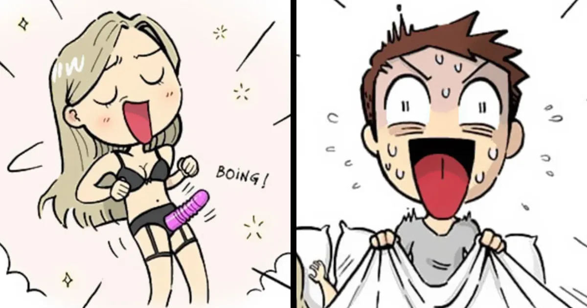 Este Artista Captura Su Vida Con Su Novio En Unos Cómics Divertidos Que A Veces Son Inapropiados En El Ambiente De Trabajo