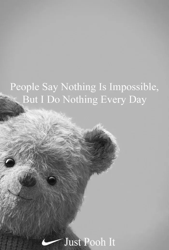 Winnie The Pooh Nike Ad
