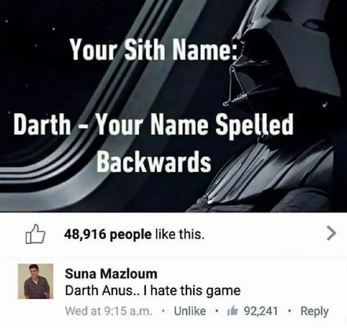 Star Wars Disappointment
