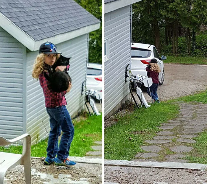 Mi hijo de 6 años "huyó" de casa, le dijimos que le queríamos y que volviera si necesitaba algo. Volvió y se llevó al gato