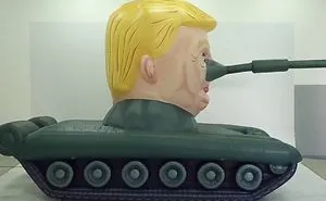 Trump Tank Invades The Streets Of Beirut