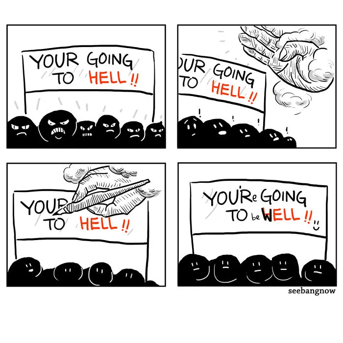 30 Comics About Death, Dogs, Cats And Me