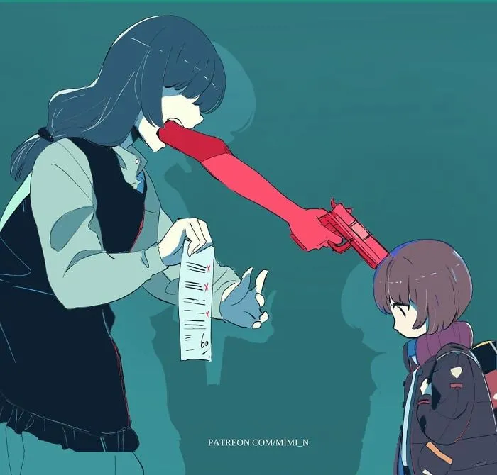 Estas oscuras ilustraciones muestran lo que está mal con la sociedad