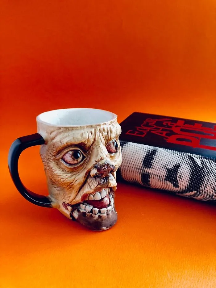 Custom Glazed Horror Concept Coffee Mugs.
