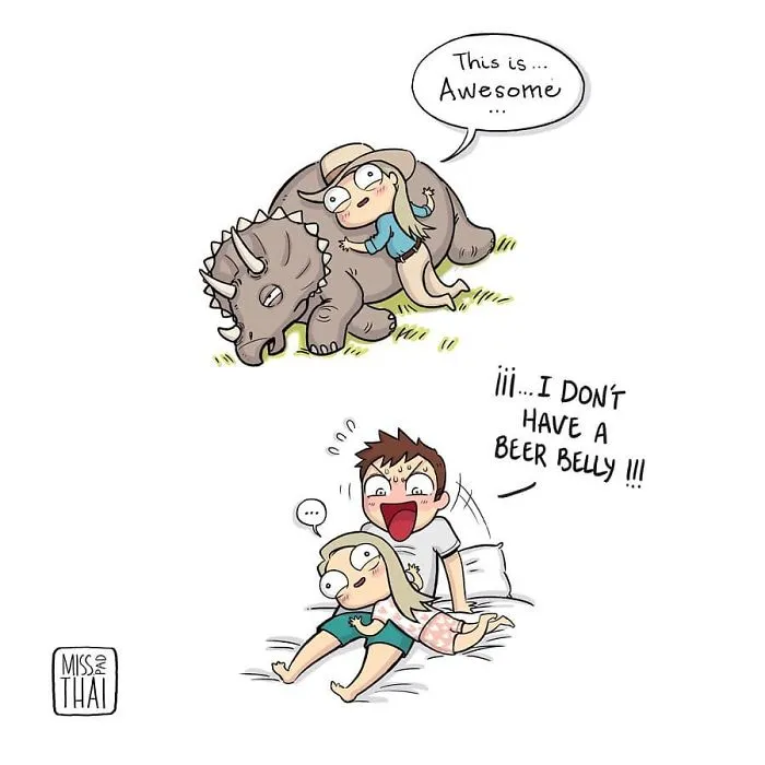 This Artist Captures Her Life With Her Boyfriend In Funny And Sometimes NSFW Comics