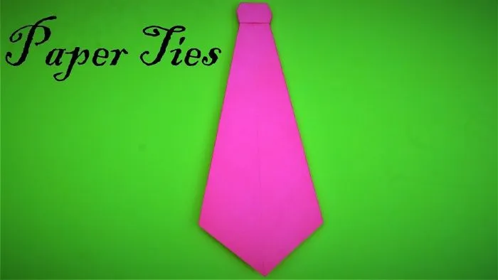 How To Make A Paper Tie || Paper Tie || Paper Tie Craft