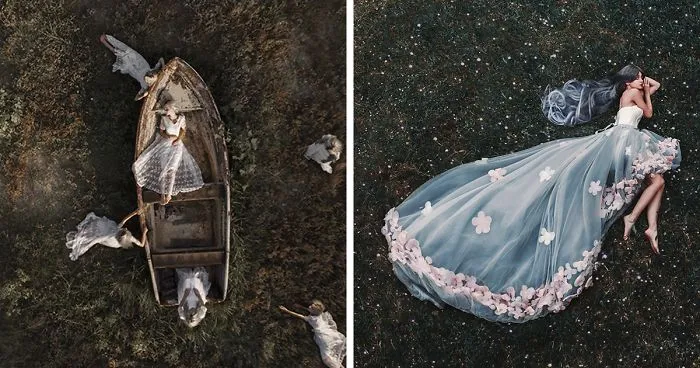 My New Project Called "Love Yourself" Features Surreal Photographs Taken From Above