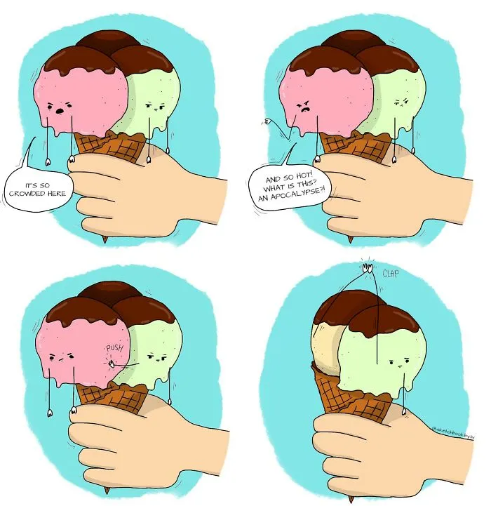 I Illustrate Everyday Life Situations In These Quirky Comics (30 Pics)