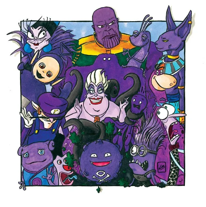 Equipo morado