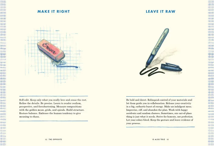 I Organized All My Inspirational Art Advice And Realized It Can All Be Paired In Opposites - So Which Way Is Right?