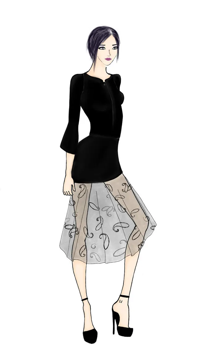 Black Floral