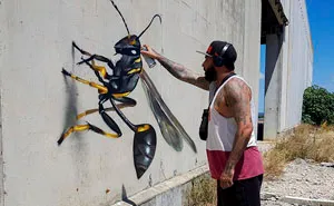 Portuguese Street Artist Paints 3D Creature Graffiti And It's Not For The Faint Of Heart (39 Pics)