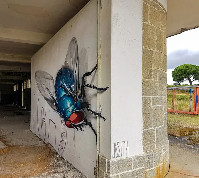 Portuguese Street Artist Paints 3D Creature Graffiti And It's Not For The Faint Of Heart (39 Pics)