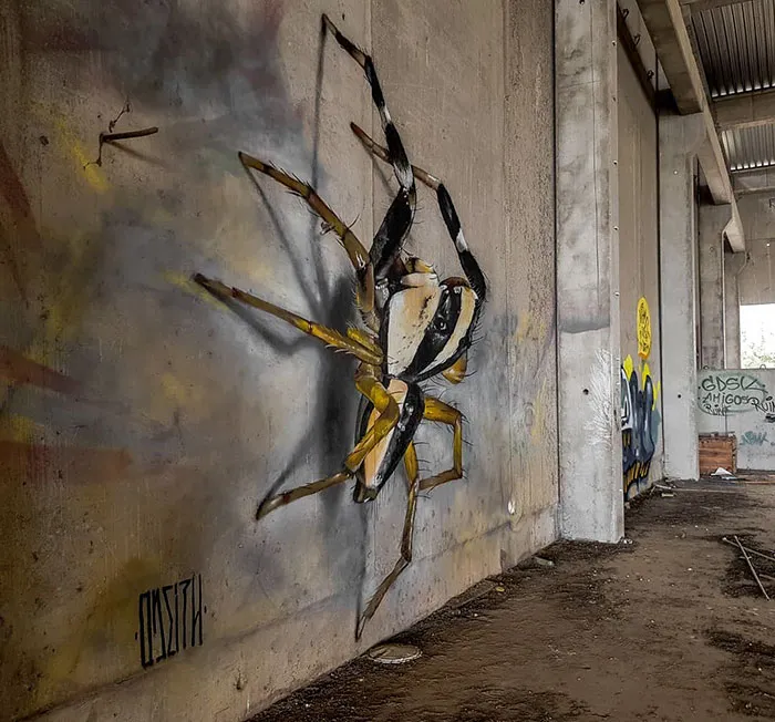 Portuguese Street Artist Paints 3D Creature Graffiti And It's Not For The Faint Of Heart (39 Pics)