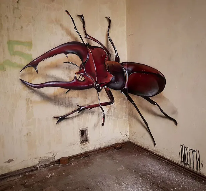 Portuguese Street Artist Paints 3D Creature Graffiti And It's Not For The Faint Of Heart (39 Pics)