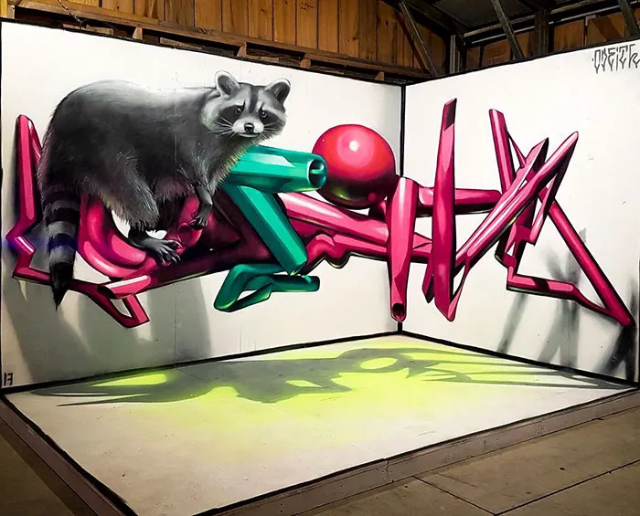 Portuguese Street Artist Paints 3D Creature Graffiti And It's Not For The Faint Of Heart (39 Pics)