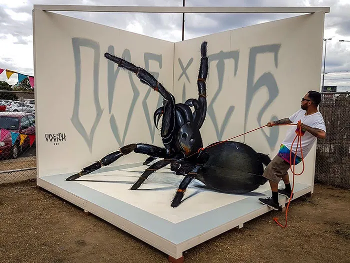 Portuguese Street Artist Paints 3D Creature Graffiti And It's Not For The Faint Of Heart (39 Pics)