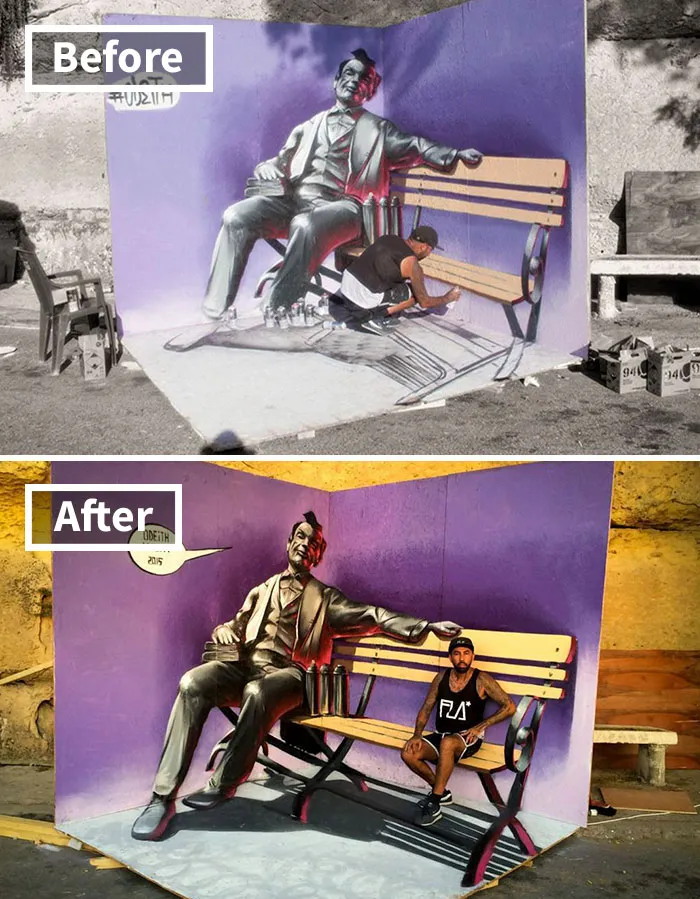 Portuguese Street Artist Paints 3D Creature Graffiti And It's Not For The Faint Of Heart (39 Pics)