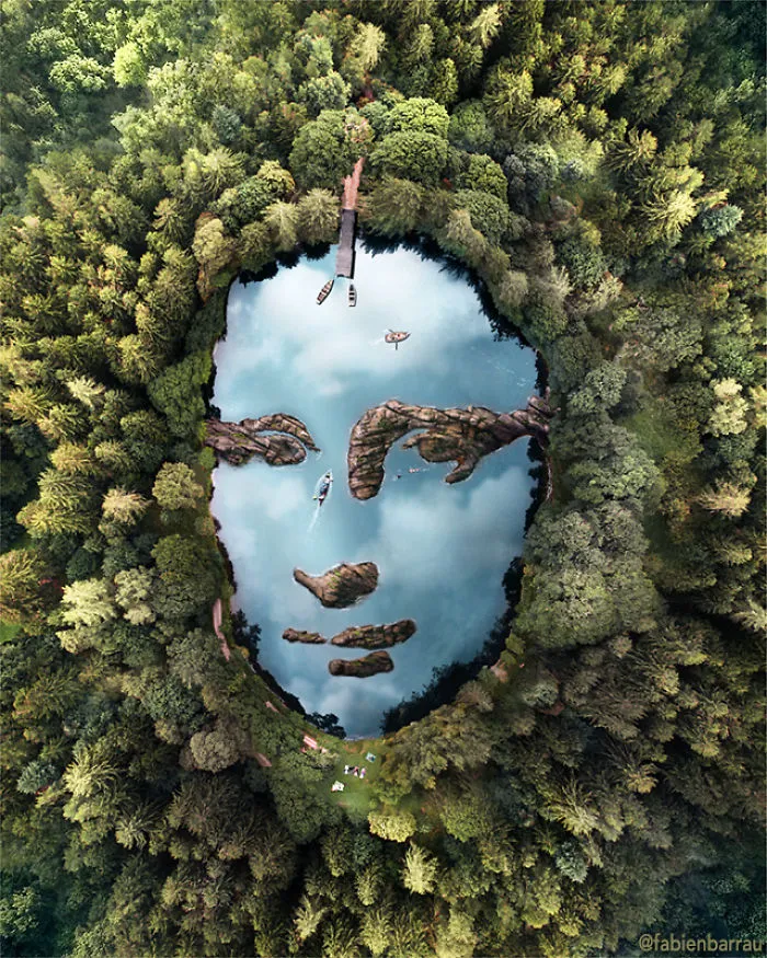 Artist Inspired By Pareidolia Adds Faces Where They Don't Occur Naturally