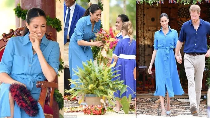 Prince Harry And Meghan Laugh As Children Sing About Mosquitoes