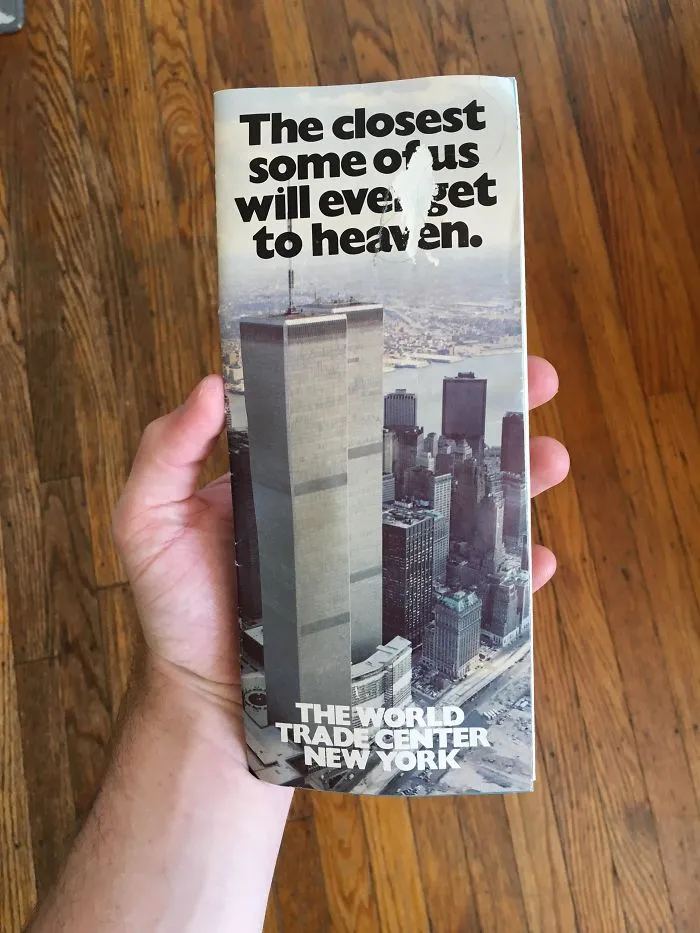 Found A Travel Brochure From The World Trade Center While Cleaning Out My House